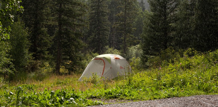 KELTY tent camping in Telluride